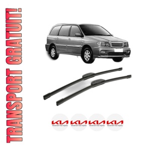 Set stergatoare KIA JOICE (MTE1P) din 2000-2001, pentru parbriz auto, 2 bucati, Bosch Aerotwin Retrofit, din cauciuc siliconat rezistent, 4 Stickere Auto KIA
