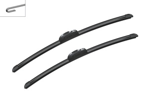 Set stergatoare KIA SHUMA II (FB) din 2001-2003, pentru parbriz auto, 2 bucati, Bosch Aerotwin Retrofit, din cauciuc siliconat rezistent, 4 Stickere Auto KIA v42578