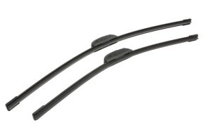 Set stergatoare KIA SOUL I (AM) din 2009-2014, pentru parbriz auto, 2 bucati, Bosch Aerotwin Retrofit, din cauciuc siliconat rezistent, 4 Stickere Auto KIA v45006