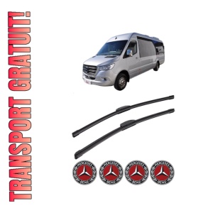 Set stergatoare MERCEDES-BENZ SPRINTER CLASSIC 4,6-t Van (B909) din 2017, pentru parbriz auto, 2 bucati, Bosch Aerotwin Retrofit, din cauciuc siliconat rezistent, 4 Stickere Auto MERCEDES-BENZ