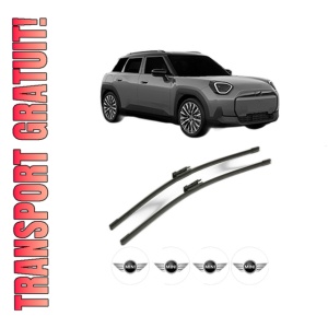 Set stergatoare MINI MINI ACEMAN (J05) din 2024-2025, pentru parbriz auto, 2 bucati, Bosch Aerotwin, din cauciuc siliconat rezistent, 4 Stickere Auto MINI