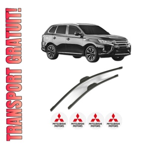 Set stergatoare MITSUBISHI OUTLANDER III Van (GF_W, GG_W) din 2013-2018, pentru parbriz auto, 2 bucati, Bosch Aerotwin Retrofit, din cauciuc siliconat rezistent, 4 Stickere Auto MITSUBISHI