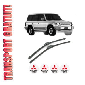 Set stergatoare MITSUBISHI PAJERO II (V3_W) din 2005-2007, pentru parbriz auto, 2 bucati, Bosch Aerotwin Retrofit, din cauciuc siliconat rezistent, 4 Stickere Auto MITSUBISHI