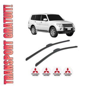Set stergatoare MITSUBISHI PAJERO IV Van (V9_, V8_, V8_V) din 2006-2010, pentru parbriz auto, 2 bucati, Bosch Aerotwin Retrofit, din cauciuc siliconat rezistent, 4 Stickere Auto MITSUBISHI