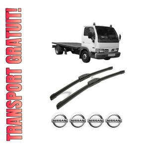 Set stergatoare NISSAN CABSTAR E (TL_, VL_) din 1998-2004, pentru parbriz auto, 2 bucati, Bosch Aerotwin Retrofit, din cauciuc siliconat rezistent, 4 Stickere Auto NISSAN
