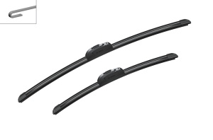 Set stergatoare NISSAN NV200 / EVALIA Bus din 2010-2014, pentru parbriz auto, 2 bucati, Bosch Aerotwin Retrofit, din cauciuc siliconat rezistent, 4 Stickere Auto NISSAN v42770