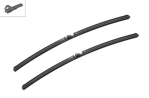 Set stergatoare PORSCHE CAYENNE (9PA) din 2002-2010, pentru parbriz auto, 2 bucati, Bosch Aerotwin, din cauciuc siliconat rezistent, 4 Stickere Auto PORSCHE - Img 4