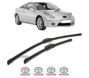 Set stergatoare TOYOTA CELICA Coupe (_T23_) din 1999-2005, pentru parbriz auto, 2 bucati, Bosch Aerotwin Retrofit, din cauciuc siliconat rezistent, 4 Stickere Auto TOYOTA v44313