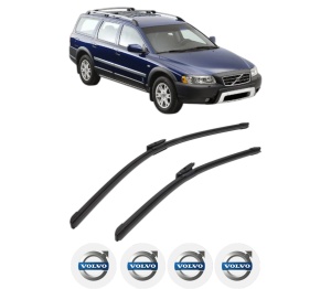 Set stergatoare VOLVO XC70 II (136) din 2007-2016, pentru parbriz auto, 2 bucati, Bosch Aerotwin Multi, din cauciuc siliconat rezistent, 4 Stickere Auto VOLVO v53613