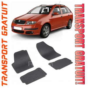 Skoda Fabia I fabricat din 2000 - 2007, Combi, set covorase auto dedicate, din cauciuc 100% Premium
