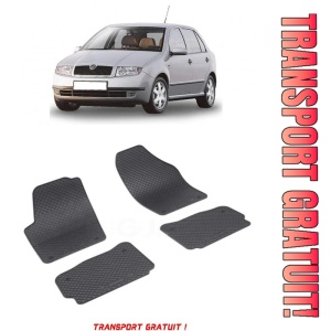 Skoda Fabia I fabricat din 2000 - 2007, Combi, set covorase auto dedicate, din cauciuc 100% Premium - Transport Gratuit