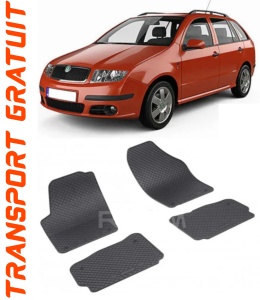 Skoda Fabia I fabricat din 2000 - 2007, Combi, set covorase auto dedicate, din cauciuc 100% Premium accesorii pentru autoturismul tau - masina v151267