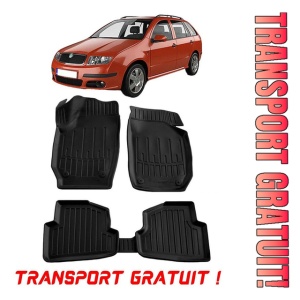 Skoda Fabia II (5J) (2007-2014) Set covorase auto cauciuc G.Modern Line 3D transport gratuit