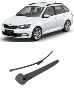 Skoda Fabia II Brat stergator pentru luneta spate cu lamela 410 mm, compatibil cu Skoda Fabia II Combi fabricat intre 2007-2014, calitate extra accesorii pentru autoturismul tau - masina v92572