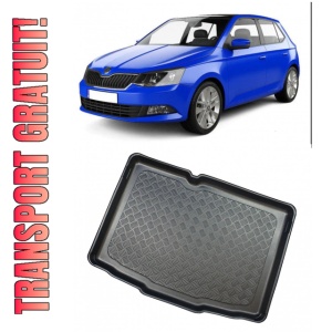 Skoda Fabia III Combi din 11.2014 - Prezent, Tavita Pentru Portbagaj Lux Premium Dedicata, Portbagaj Inferior *4