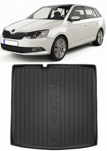 Skoda Fabia III din 11.2014 - Prezent Combi Portbagaj Inferior *3, Tavita Pentru Portbagaj Lux Premium Dedicata, accesorii pentru autoturismul tau - masina v178641
