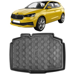 Skoda Fabia IV Hatchback (Podea Joasa) 2021-2025 Tavita cauciuc pentru protectie portbagaj dedicata pentru SKODA Fabia Transport Gratuit