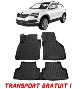 Skoda Karoq (2018-) Set covorase auto cauciuc G.Modern Line 3D transport gratuit accesorii pentru autoturismul tau - masina v49917