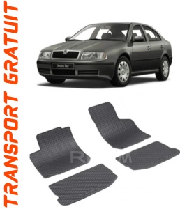 Skoda Octavia I fabricat din 1998 - 2004, Hatchback, set covorase auto dedicate, din cauciuc 100% Premium accesorii pentru autoturismul tau - masina v151919
