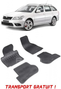 Skoda Octavia II, Combi, fabricat din 2004 - 04.2013, set covorase auto dedicate, din cauciuc 100% Premium - Transport Gratuit accesorii pentru autoturismul tau - masina v37830
