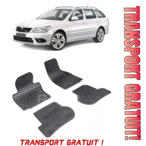 Skoda Octavia II, Combi, fabricat din 2004 - 04.2013, set covorase auto dedicate, din cauciuc 100% Premium - Transport Gratuit