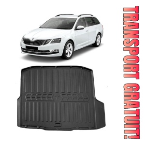 Skoda Octavia III (A7) Combi Cu `Buzunare` (2013-2020) Tavita cauciuc pentru protectie portbagaj
