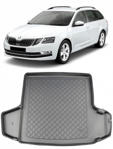 Skoda Octavia III Combi din 05.2013 - 05.2020, Tavita Pentru Portbagaj Lux Premium Dedicata, Portbagaj Superior *1 accesorii pentru autoturismul tau - masina v201170