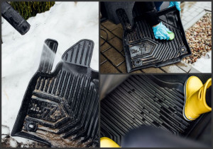 Skoda Octavia III Rs Din 05.2013 - 05.2020, Combi , Set Covorase Auto Tip Tavita Premium 3D, din cauciuc accesorii pentru autoturismul tau - masina v168783