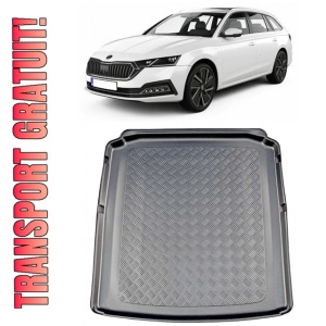 Skoda Octavia IV Combi din 06.2020 - Prezent, Tavita Pentru Portbagaj Lux Premium Dedicata, Portbagaj Inferior *3