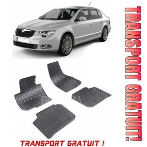 Skoda Superb III, Combi, fabricat din 09.2015 - Prezent, set covorase auto dedicate, din cauciuc 100% Premium - Transport Gratuit