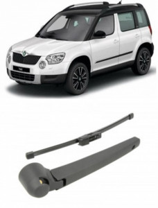 Skoda Yeti Brat stergator pentru luneta spate cu lamela 280 mm, compatibil cu Skoda Yeti SUV fabricat intre 2009-2017, calitate extra accesorii pentru autoturismul tau - masina v91601