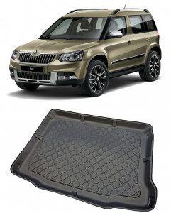 Skoda Yeti Suv din 06.2009 - 11.2017, Tavita Pentru Portbagaj Lux Premium Dedicata, Portbagaj Inferior Roata Rezerva Ingusta *1 accesorii pentru autoturismul tau - masina v202999
