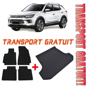 Ssang Yong Korando IV din 09.2019 - Prezent Suv Portbagaj Superior *2, Set Covorase + tavita portbagaj auto