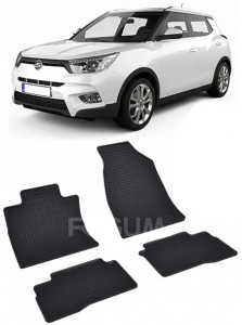 Ssang Yong TIVoli Facelift fabricat din 01.2020 - Prezent, Suv, set covorase auto dedicate, din cauciuc 100% Premium accesorii pentru autoturismul tau - masina v152240