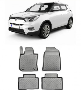 Ssangyong TIVoli Facelift, Suv, Din 01.2020 - Prezent , Set Covorase Auto Tip Tavita Premium 3D, din cauciuc accesorii pentru autoturismul tau - masina v173133