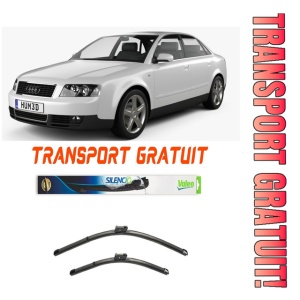 Stergatoare Audi A4 B6 Set 2 stergatoare parbriz Valeo 600/475mm pentru Audi A4 B6 (8E2) (2000-2004) (55 cm / 55 cm)