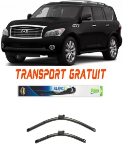 Stergatoare Infiniti Qx56 Set 2 stergatoare parbriz Valeo pentru Infiniti Qx56 2003-2010 (60 cm / 55 cm) accesorii pentru autoturismul tau - masina v16535