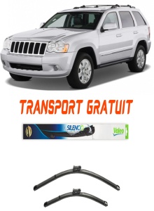 Stergatoare Jeep Grand Cherokee 3 III Set 2 stergatoare parbriz pentru parbriz pentru Jeep Grand Cherokee 3 III fabricat in perioada 2005 - 2010, breloc Hella (52.5 cm / 52.5 cm) accesorii pentru autoturismul tau - masina v21203
