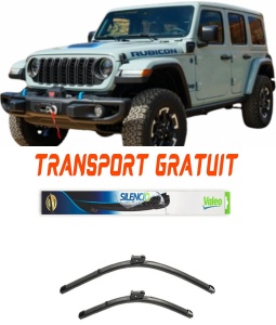 Stergatoare Jeep Wrangler Set 2 stergatoare parbriz Valeo pentru Jeep Wrangler 2017 (40 cm / 40 cm) accesorii pentru autoturismul tau - masina v16505