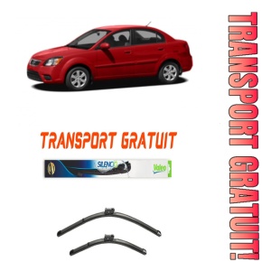Stergatoare Kia Rio II Set 2 stergatoare parbriz Valeo 600/475mm pentru Kia RIO II (JB) (2005-2011) (55 cm / 40 cm)