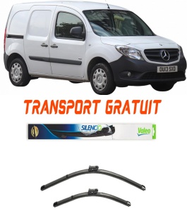 Stergatoare Mercedes Citan Set 2 stergatoare parbriz Valeo pentru Mercedes-Benz Citan 2012-2021 (55 cm / 53 cm) accesorii pentru autoturismul tau - masina v7154