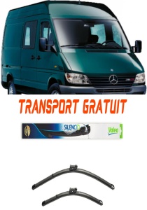 Stergatoare Mercedes Sprinter Set 2 stergatoare parbriz Valeo 60 cm/50 cm pentru Mercedes-Benz Sprinter 3-T Van (B903) din 2000-2006 (60 cm / 50 cm) accesorii pentru autoturismul tau - masina v21041