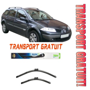 Stergatoare Renault Megane II Estate Set 2 stergatoare parbriz Valeo 60 cm/45 cm pentru Renault Megane II Estate (Km0/1_) din 2003-2011 (60 cm / 45 cm)