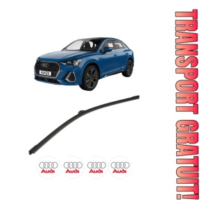 Stergator lamela spate AUDI Q3 Sportback (F3N) din 2019 - 2021, pentru luneta auto, Bosch Aerotwin, din cauciuc siliconat rezistent, 4 Stickere Auto AUDI
