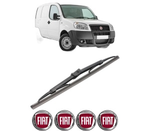 Stergator lamela spate FIAT DOBLO Box Body/MPV (223_) din 2001 - 2010, pentru luneta auto, Bosch Twin, din cauciuc siliconat rezistent, 4 Stickere Auto FIAT v23803