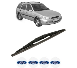 Stergator lamela spate FORD ESCORT CLASSIC Turnier (ANL) din 1999 - 2000, pentru luneta auto, Bosch Twin, din cauciuc siliconat rezistent, 4 Stickere Auto FORD v31548