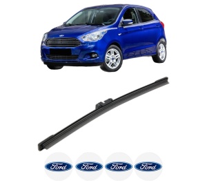 Stergator lamela spate FORD KA+ III (UK, FK) din 2016, pentru luneta auto, Bosch Aerotwin, din cauciuc siliconat rezistent, 4 Stickere Auto FORD v26823