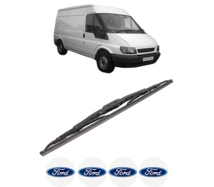 Stergator lamela spate FORD TRANSIT Van (FA_ _) din 2000 - 2014, pentru luneta auto, Bosch Twin, din cauciuc siliconat rezistent, 4 Stickere Auto FORD v32628