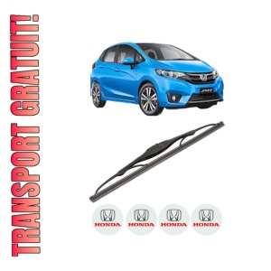 Stergator lamela spate HONDA JAZZ IV (GK_) din 2015, pentru luneta auto, Valeo Silencio, din cauciuc siliconat rezistent, 4 Stickere Auto HONDA