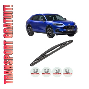 Stergator lamela spate HONDA ZR-V din 2023, pentru luneta auto, Valeo Silencio, din cauciuc siliconat rezistent, 4 Stickere Auto HONDA